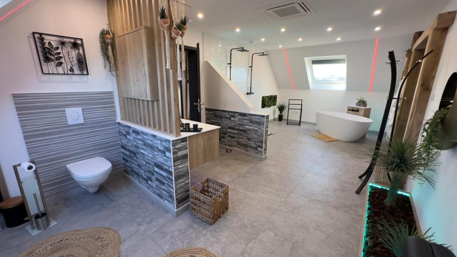 Maison Gite Chez Nounou Sauna Jacuzzi Jardin Arbore Etting Exteriér fotografie