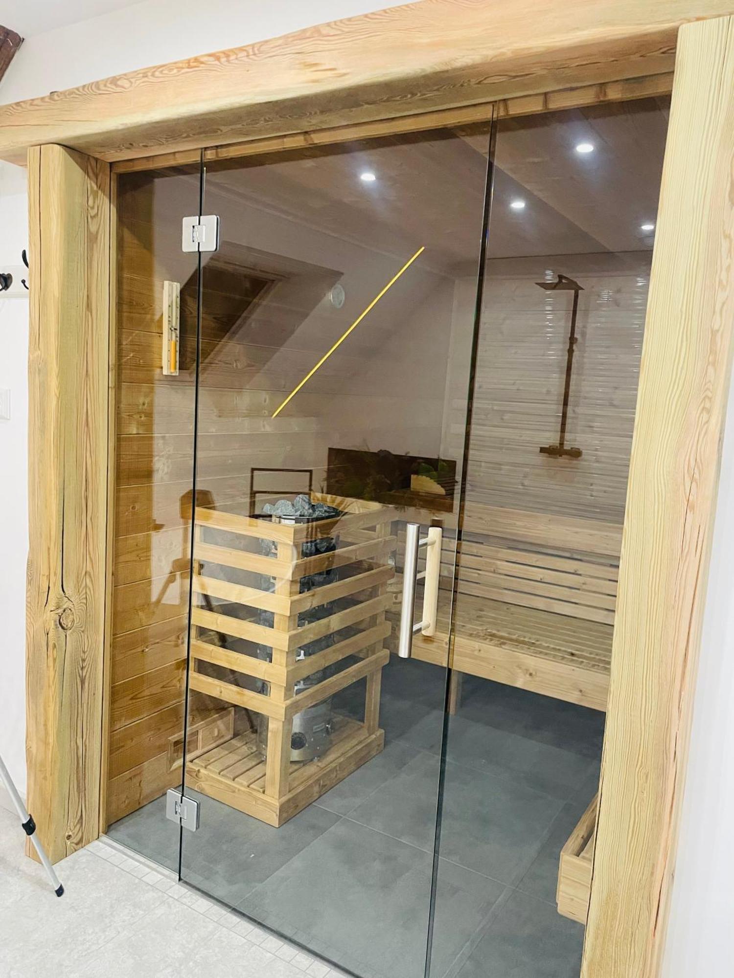 Maison Gite Chez Nounou Sauna Jacuzzi Jardin Arbore Etting Exteriér fotografie